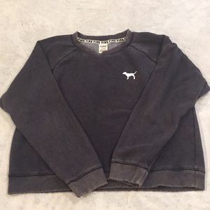 PINK crew neck sweatshirt size LARGE